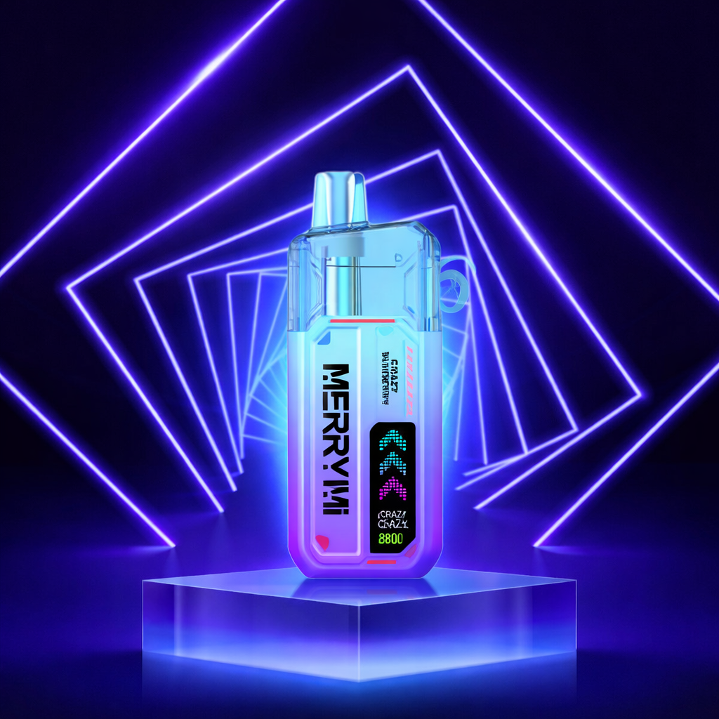 MerryMi Mecha X 28K Espana Vaper Desechable Crazy Blueberry 28000 Caladas caladas vapers desechables vaper desechable vaper con nicotina cigarrillos electrónicos muchas caladas sabores vaper puff cigarrillos electrónicos desechables